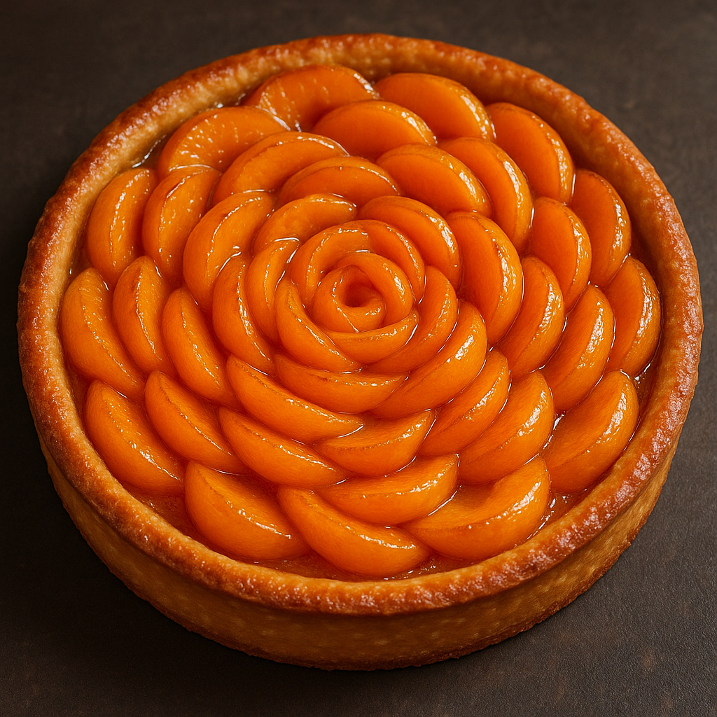 Délicieuse tarte aux abricots, dessert emblématique de l'été français